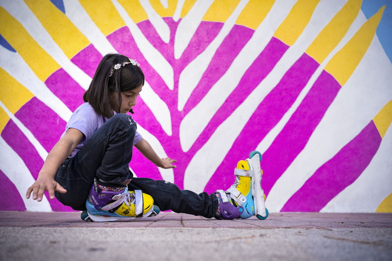 Dětské rostoucí aggressive brusle do skateparku